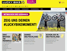 Tablet Screenshot of lucky-bike.de